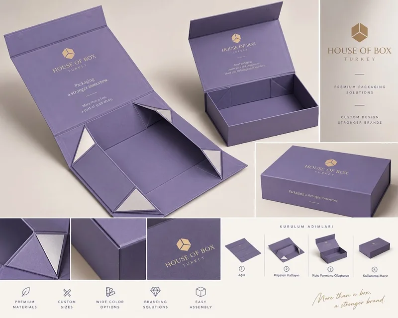 Collapsible Rigid Box — House of Box Turkey